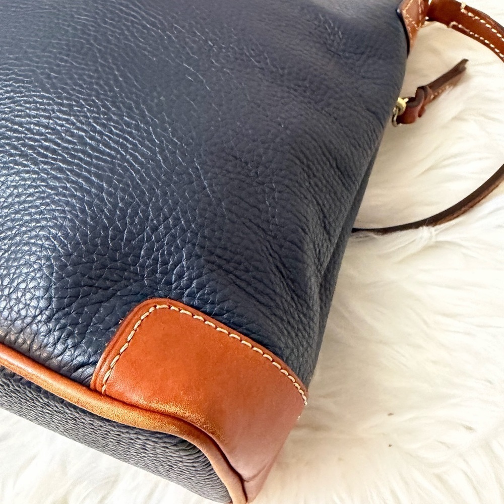 Dooney & Bourke Black and Tan Crossbody Bag - Picture 8 of 14